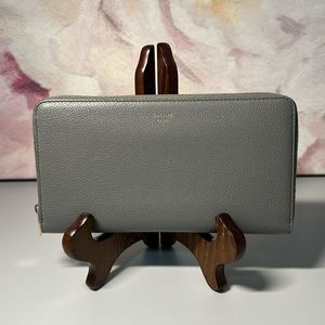 Celine Gray Leather Wallet